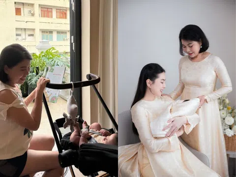 Mẹ ruột Mai Ngọc chờ đợi 35 năm mới được chăm cháu ngoại, cuối tuần nào cũng đúng lịch hẹn sang thăm
