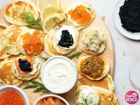 Khám phá vẻ đẹp dịu dàng của Blini, món bánh kếp Nga đầy lãng mạn