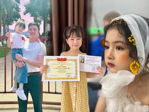 Bé gái Hưng Yên "hút triệu view" với khoảnh khắc được đồng chí Lê Hoàng Hiệp bế, xinh như thiên thần còn học giỏi xuất sắc