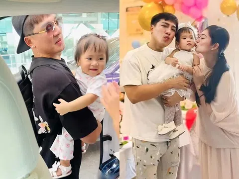 Con gái Thanh Trúc đẫm nước mắt khi chia tay bố Chung Khải Phong, ông xã nữ diễn viên không đeo nhẫn cưới