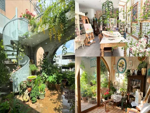 Mẹ 3 con xây căn studio làm việc theo phong cách đồng quê Châu Âu, đẹp mơ mộng như vườn cổ tích giữa lòng Sài Gòn
