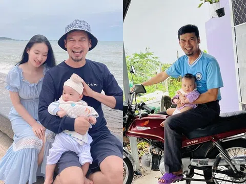 Sao Việt 24h: Nam diễn viên có con đầu lòng ở tuổi 52 tươi rói khi lên đồ cùng quý tử, nhóc tì "mê xe" từ nhỏ