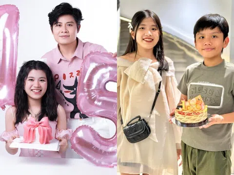 2 con "nếp tẻ" của Nguyễn Văn Chung: Ái nữ "nuôi giùm" cực xinh giống hệt mẹ ruột, quý tử ai cũng khen y chang bố