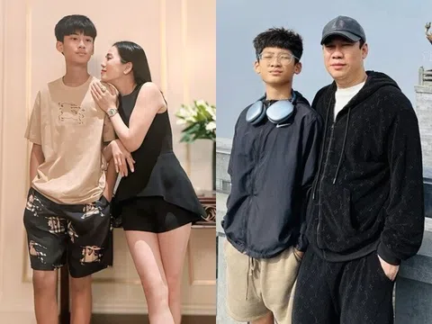 Con trai của Lệ Quyên được mẹ tháp tùng như trợ lý khi thi đấu, vi vu khắp nước Mỹ khiến bố doanh nhân thấy nhớ