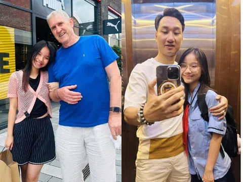 Con gái MC Thành Trung được ông nội Tây chiều hết cỡ, là "cục cưng" của cả nhà bố dượng dù không cùng huyết thống