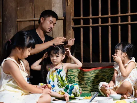 "Bố ơi mình đi đâu thế" tập 11: "Giang hồ màn ảnh" Duy Hưng xúc động khi được 4 bé gái gọi là bố