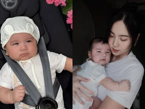 MC Mai Ngọc nuôi con kỷ luật, bé Panda 3 tháng tuổi mới được mẹ cho ra ngoài hít khí trời