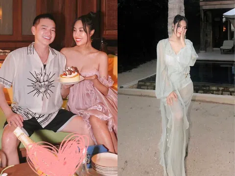 Quang Minh xưng chồng "ngọt xớt" tình tứ bên bạn gái kém 37 tuổi, hot mom tung ảnh nóng bỏng hậu sinh nở