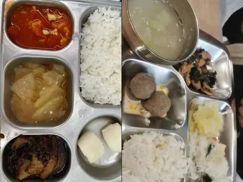 Phụ huynh chụp lén cơm trưa ở trường của con đăng lên mạng, 4000 bình luận bức xúc khi nhìn thấy bữa ăn 65 nghìn "nghèo nàn"