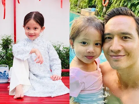 Con gái duy nhất của Hồ Ngọc Hà được bố Việt kiều đối xử như công chúa, bồng bế ra tận xe đi hẹn hò riêng