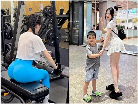 Quen người đàn ông 1m91, nặng 100kg sau mới biết là con trai Chủ tịch, cô gái Sài Gòn làm mẹ bỉm sướng, trẻ như học sinh