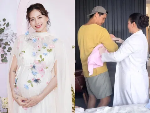 Ngô Thanh Vân sinh con đầu lòng cho Huy Trần ở tuổi U50, khoe con gái cực đáng yêu