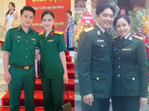2 nghệ sĩ quân đội kết hôn với bạn đời là thủ trưởng trong đơn vị: Thiếu tá Huyền Sâm từng "nóng mặt" vì bị góp ý
