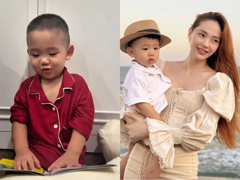 Minh Hằng nuôi quý tử theo "kỷ luật quân đội", mới 2 tuổi đã phải học bài, đọc thơ trước khi đi ngủ