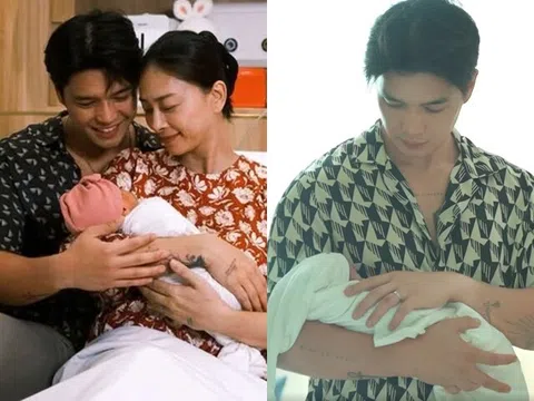 Ngô Thanh Vân reo lên khi thấy ái nữ có mũi cao tự nhiên, Huy Trần phát ngôn "gây bão" khi bà xã U50 sinh con