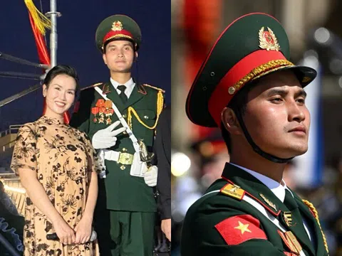 Võ Hạ Trâm được chiến sĩ từng duyệt binh tại Nga xin chụp ảnh, nghe xưng hô mà dân tình "bật ngửa"