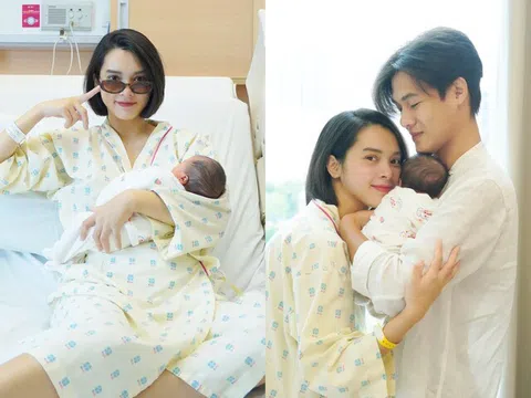 Quỳnh Lương sinh con với thiếu gia Trà Vinh: Khoe ảnh đi đẻ "bao ngầu", đặt tên em bé ai đọc cũng khen hay