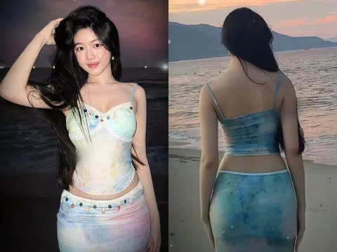 Lọ Lem con gái Quyền Linh mặc đồ xuyên thấu khoe eo bé xíu, dân tình tiếc hùi hụi vì không đi thi hoa hậu