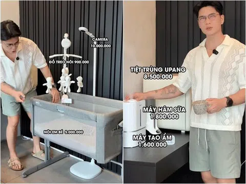 Vợ chồng Ngô Thanh Vân chi 100 triệu mua đồ sơ sinh bày kín nhà, hội mẹ bỉm nhìn liền phán "thể nào cũng vứt xó", mách một thứ rẻ tiền cần thiết