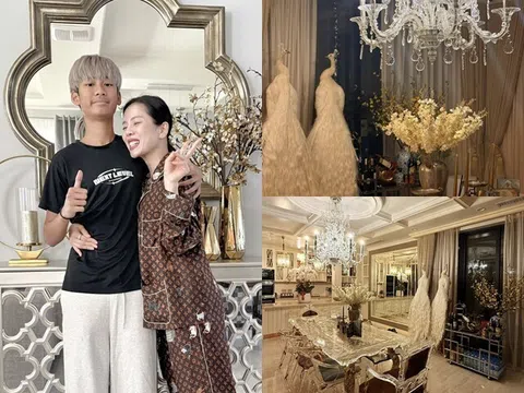 Sao Việt 24h: Lệ Quyên sở hữu biệt thự hơn 100 tỷ như bảo tàng nghệ thuật, khoe quý tử "đập hộp" vali trăm triệu gây sốt