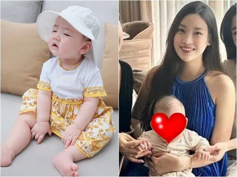 Bé gái "trắng như cục bột", xinh chuẩn mỹ nhân tương lai, khiến HH Đỗ Mỹ Linh, Á hậu Thanh Thanh Tú khen nức nở