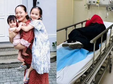 Xót cảnh Lan Phương khóc nức nở nhập viện cấp cứu trong lúc ly hôn chồng Tây, đến 3h sáng mới thấy nhẹ nhõm
