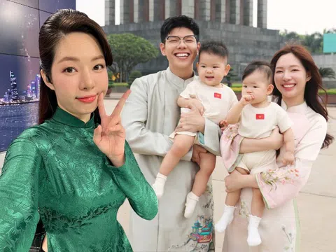 BTV Hương Giang của "Gia đình truyền hình" nghỉ việc ở nhà đài, cuộc sống thay đổi sau khi có thêm cặp song sinh