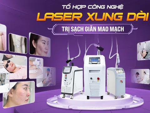 Giãn mao mạch điều trị hiệu quả với tổ hợp Công nghệ laser xung dài