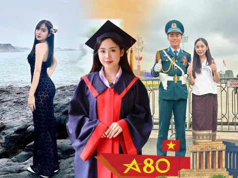Nữ phóng viên người Lào đẹp như hoa hậu tác nghiệp diễu binh: Từ chối du học Mỹ, nhận học bổng Thạc sĩ tại Việt Nam