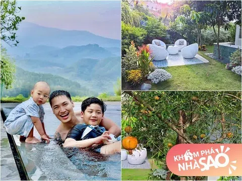 Nam diễn viên VTV có khu vườn ở biệt thự trên núi đẹp như tiên cảnh, MC Đan Lê cũng xin "tá túc"