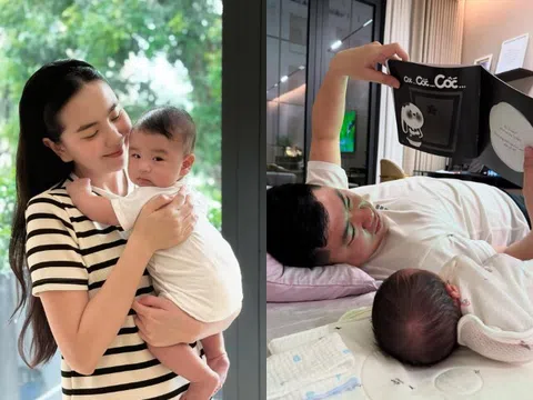 Con trai Mai Ngọc được khen có phúc tướng sau này làm giám đốc, nét mặt nghiêm nghị chuẩn "con nhà nòi"