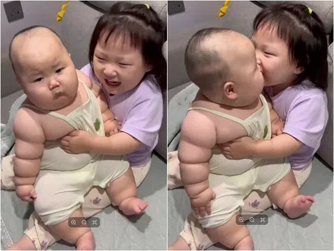 Bé 7 tháng nặng gần 14kg hot nhất MXH khiến mẹ bỉm ồ ạt xin vía, mẹ bé tiết lộ điều "không tưởng"