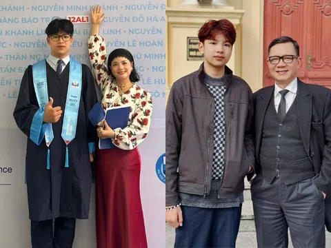 NSND mang hàm Đại tá khoe con trai đỗ Đại học Luật Hà Nội, quý tử trên 1m8 điển trai nhờ gen bố là NSƯT