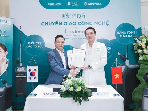 BEMED chuyển giao Lavieen Thulium Laser 1927nm đến PMT Aesthetic Clinic