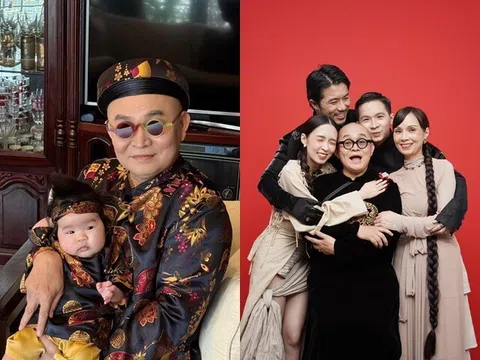 NSƯT Xuân Hinh sắm sửa đồ mới cùng cháu gái đón Quốc khánh, khoe tiểu công chúa bụ bẫm được ví như bản sao của ông ngoại