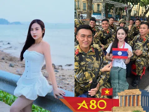 Nữ phóng viên người Lào tác nghiệp lễ diễu binh A80: "Ở Việt Nam tôi tìm thấy sự gần gũi, tình cảm gắn bó như gia đình"