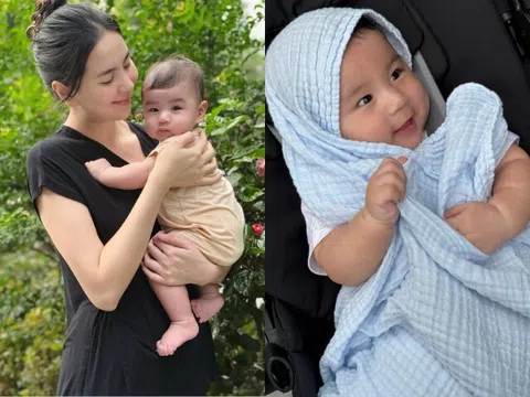 MC Mai Ngọc bị tràn dịch khớp gối sau sinh, gồng gánh khi bế con trai đầu lòng