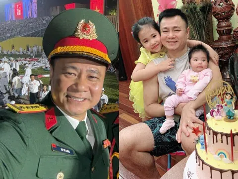 NSND Tự Long buồn vì vắng nhà trong ngày sinh nhật của con, nhưng không có bố nhóc tì lại thích hơn