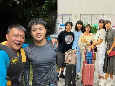 Sao Việt ra sân bay tiễn con đi du học: Con trai BTV Quang Minh có quốc tịch Canada, Thúy Hạnh theo ái nữ sang Ý