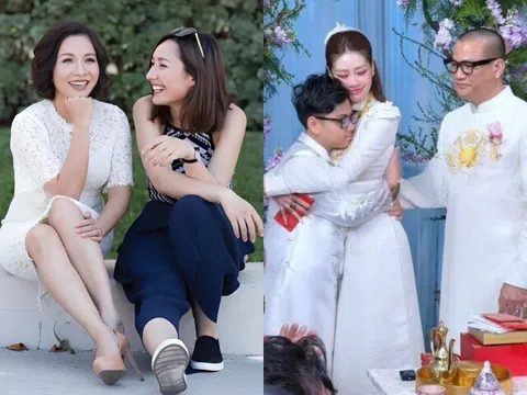 "Bánh đúc có xương" của Vbiz: Diva Mỹ Linh khoe con riêng lai Đức của chồng, 3 nàng hậu là mẹ kế dịu dàng