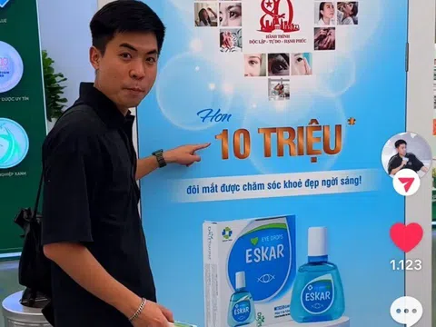 Hàng loạt KOLs ghé gian hàng Eskar tại Triển lãm thành tựu đất nước vì lý do này