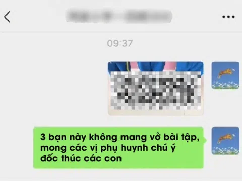Cô giáo tiểu học đăng ảnh “bêu xấu” 3 học sinh trong nhóm lớp, phụ huynh nhìn hình phản ứng "ngược"