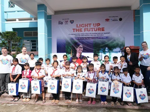 ILA thắp sáng tương lai học trò Giồng Nổi bằng những lớp học mới