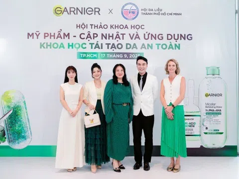 Garnier kết hợp cùng Hội da liễu TP.HCM tổ chức Hội thảo Ứng dụng khoa học trong chăm sóc da