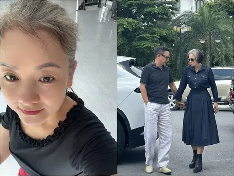 Nữ NSND kiêm Đại tá bỗng tóc trắng nửa đầu, cực tình bên chồng phong độ là "Chủ tịch tỉnh" nổi tiếng cả nước