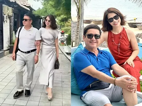 NSƯT Chí Trung lên tiếng vì bị chê thấp hơn khi đi cạnh người yêu kém 17 tuổi, ngọt ngào gọi bạn gái là nàng thơ