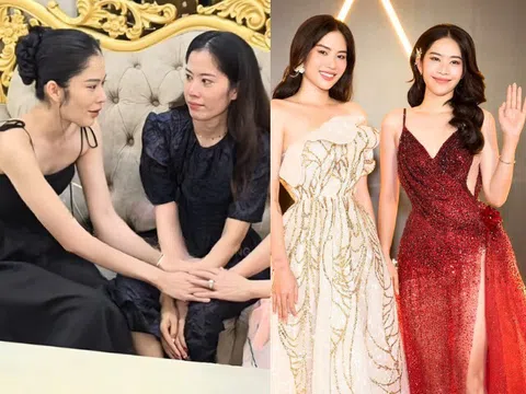 Nam Em từng xinh đẹp hút mắt làng hoa hậu nay "tàn tạ" ngồi cạnh Nam Anh, khó nhìn ra là chị em song sinh