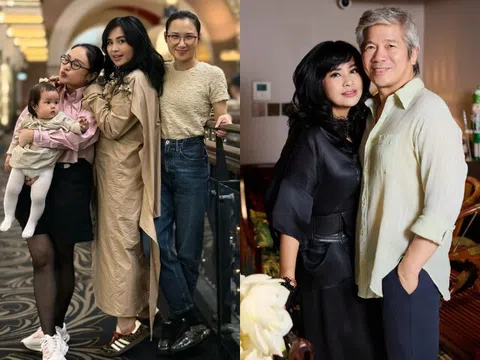 NSND Thanh Lam bế cháu ngoại sang Úc thăm ái nữ đầu lòng, chồng bác sĩ nhờ con riêng của vợ trông hộ bà xã