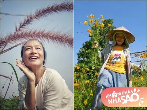 "Mẹ Phương Oanh" Hương vị tình thân vui thú trong khu vườn tuyệt đẹp ở ngoại ô, có loài cỏ như ở Đà Lạt