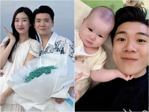 Anh chồng Phó TGĐ Ngân hàng của HH Đỗ Mỹ Linh làm bố đơn thân, khoe con gái thứ 3 da trắng bóc, mắt đẹp hệt bố
